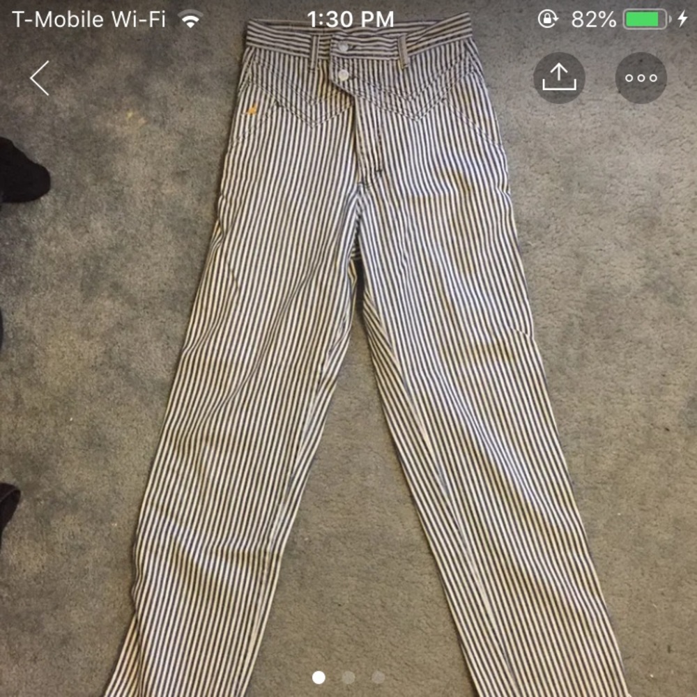 Striped mom Jeans